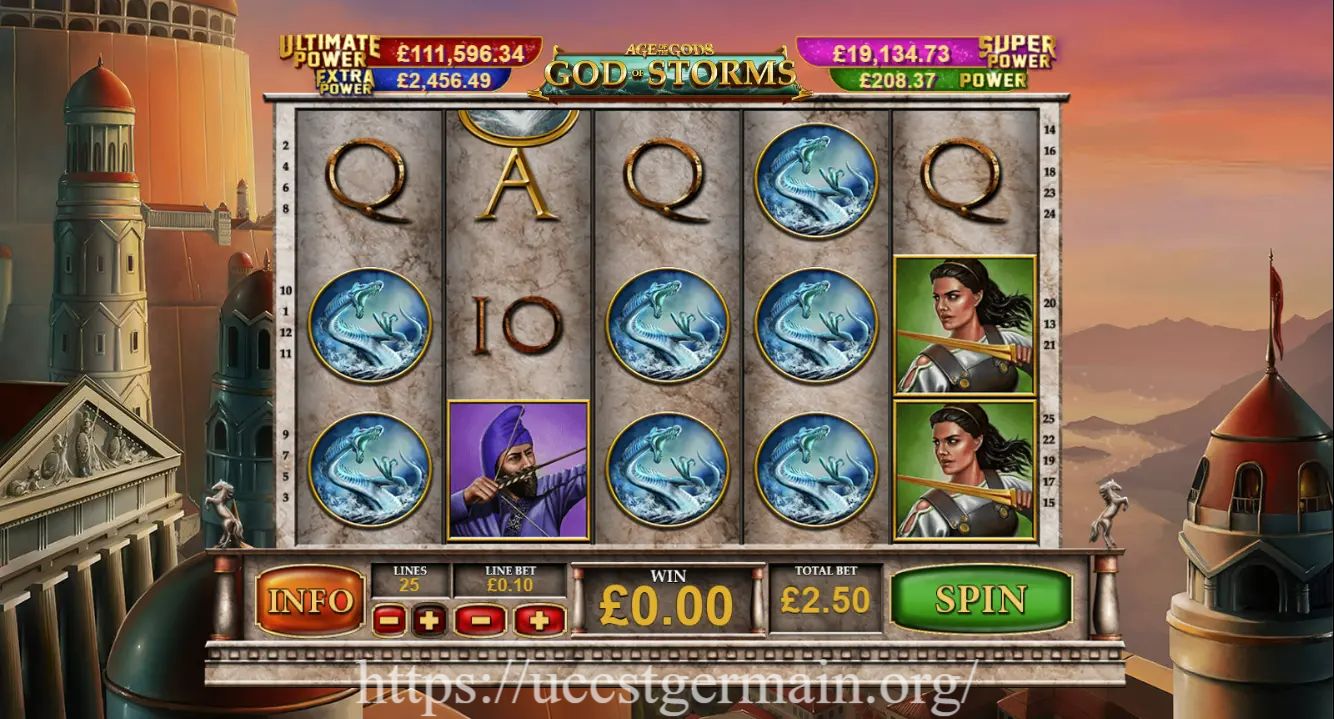 Age of the Gods: God of Storms | Slot Bertema Mitologi dengan Kekuatan Petir dan Dewa Penguasa Badai